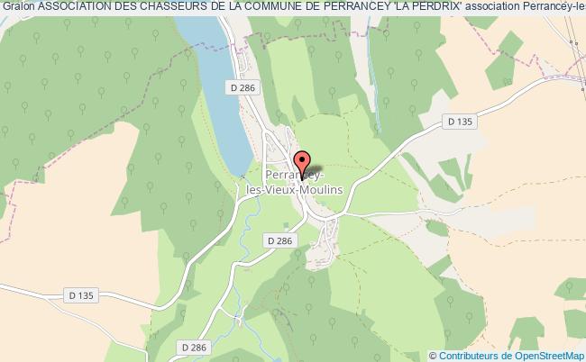plan association Association Des Chasseurs De La Commune De Perrancey 'la Perdrix' Perrancey-les-Vieux-Moulins