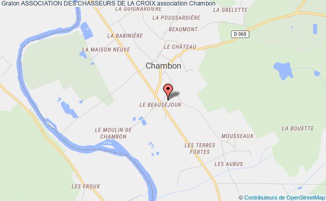 plan association Association Des Chasseurs De La Croix Chambon