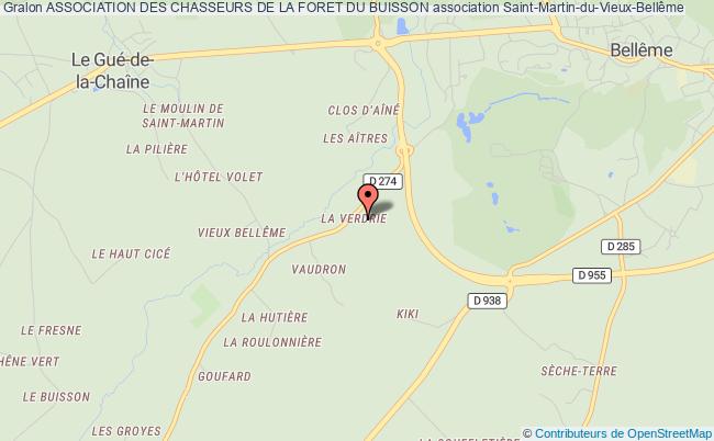 plan association Association Des Chasseurs De La Foret Du Buisson Saint-Martin-du-Vieux-Bellême