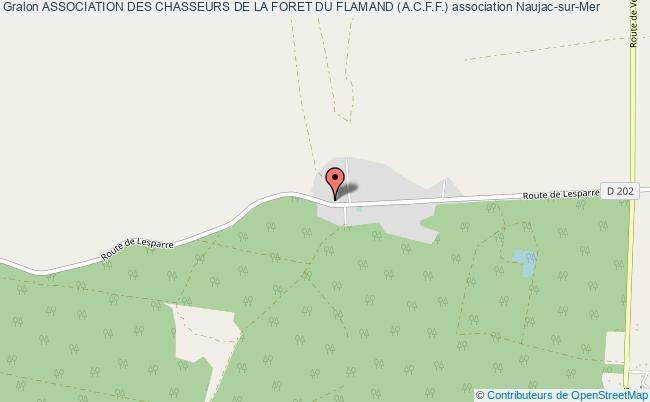 plan association Association Des Chasseurs De La Foret Du Flamand (a.c.f.f.) Naujac-sur-Mer