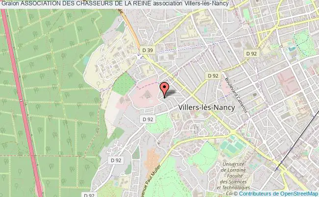 plan association Association Des Chasseurs De La Reine Villers-lès-Nancy