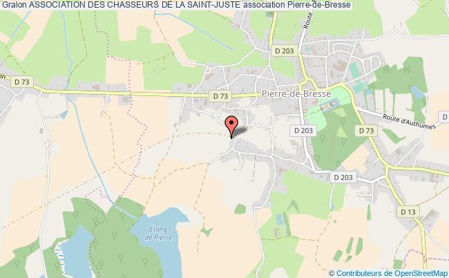 plan association Association Des Chasseurs De La Saint-juste Pierre-de-Bresse