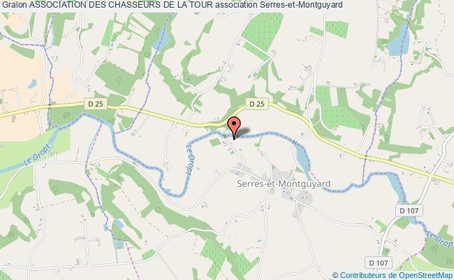 plan association Association Des Chasseurs De La Tour Serres-et-Montguyard
