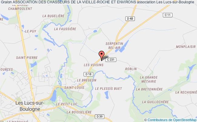 plan association Association Des Chasseurs De La Vieille-roche Et Environs Saint-Étienne-du-Bois