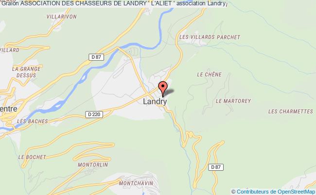 ASSOCIATION DES CHASSEURS DE LANDRY ' L'ALIET '