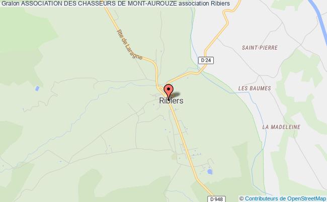 plan association Association Des Chasseurs De Mont-aurouze Val Buëch-Méouge