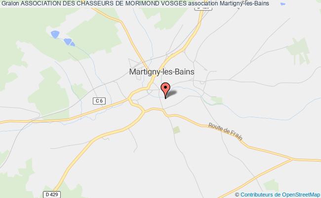 plan association Association Des Chasseurs De Morimond Vosges Martigny-les-Bains