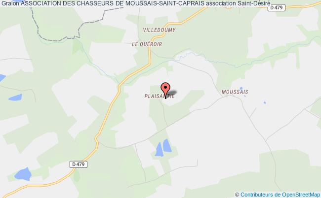 plan association Association Des Chasseurs De Moussais-saint-caprais Saint-Désiré