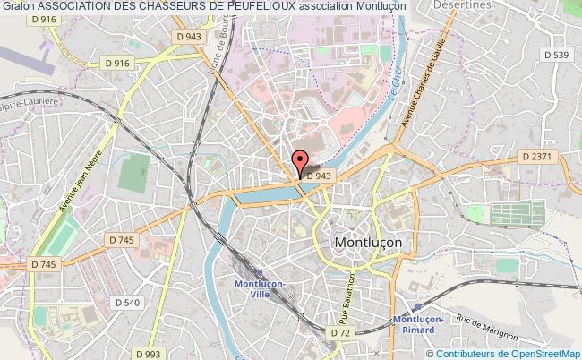 plan association Association Des Chasseurs De Peufelioux Montluçon