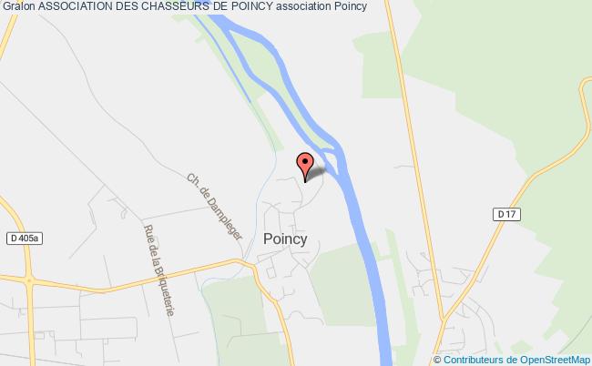 plan association Association Des Chasseurs De Poincy Poincy