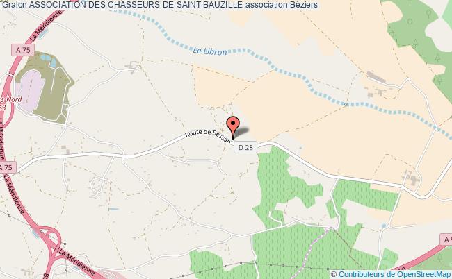 plan association Association Des Chasseurs De Saint Bauzille Béziers