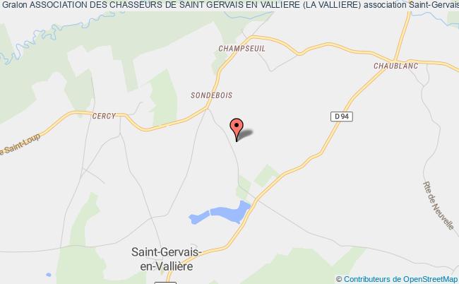 plan association Association Des Chasseurs De Saint Gervais En Valliere (la Valliere) Saint-Gervais-en-Vallière
