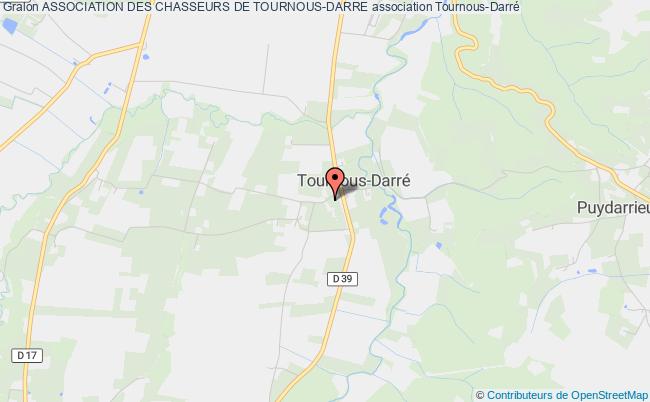 plan association Association Des Chasseurs De Tournous-darre Tournous-Darré