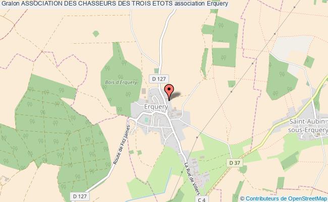 plan association Association Des Chasseurs Des Trois Etots Erquery