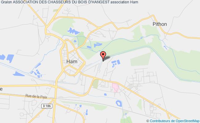 plan association Association Des Chasseurs Du Bois D'hangest Ham