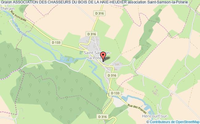 plan association Association Des Chasseurs Du Bois De La Haie-heudier Saint-Samson-la-Poterie