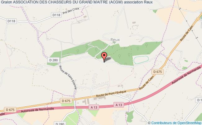 plan association Association Des Chasseurs Du Grand Maitre (acgm) Reux