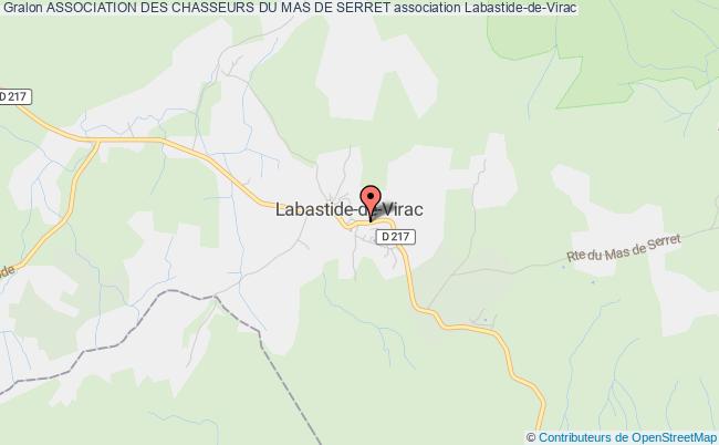 plan association Association Des Chasseurs Du Mas De Serret Labastide-de-Virac