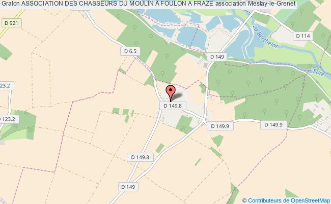 plan association Association Des Chasseurs Du Moulin A Foulon A Fraze Meslay-le-Grenet