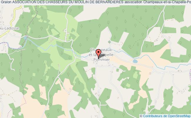 plan association Association Des Chasseurs Du Moulin De Bernardieres Champeaux-et-la-Chapelle-Pommier