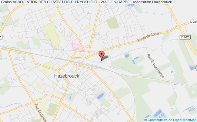 plan association Association Des Chasseurs Du Ryckhout - Wallon-cappel Hazebrouck