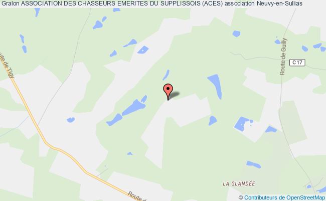 plan association Association Des Chasseurs Emerites Du Supplissois (aces) Neuvy-en-Sullias