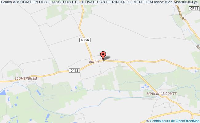 plan association Association Des Chasseurs Et Cultivateurs De Rincq-glomenghem Aire-sur-la-Lys