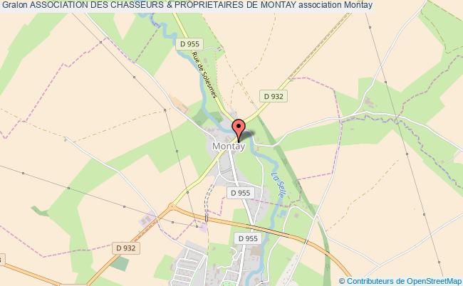 plan association Association Des Chasseurs & Proprietaires De Montay Montay