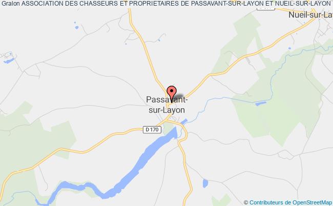 plan association Association Des Chasseurs Et Proprietaires De Passavant-sur-layon Et Nueil-sur-layon Passavant-sur-Layon