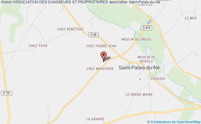 plan association Association Des Chasseurs Et Proprietaires Saint-Palais-du-Né
