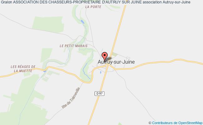 plan association Association Des Chasseurs-proprietaire D'autruy Sur Juine Autruy-sur-Juine
