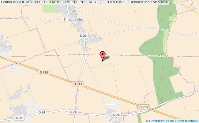 plan association Association Des Chasseurs Proprietaire De Thibouville Thibouville