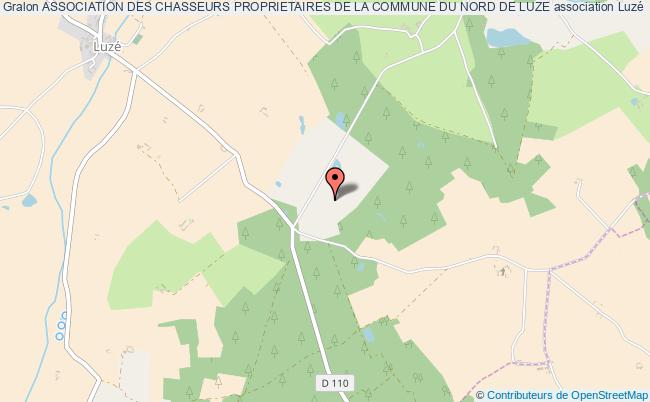 plan association Association Des Chasseurs Proprietaires De La Commune Du Nord De Luze Luzé