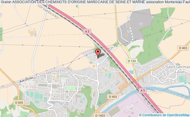 plan association Association Des Cheminots D'origine Marocaine De Seine Et Marne Montereau-Fault-Yonne