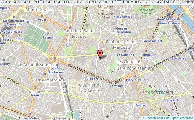 plan association Association Des Chercheurs Chinois En Science De L'education En France (accsef) Paris