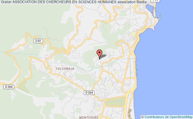 plan association Association Des Chercheurs En Sciences Humaines Bastia