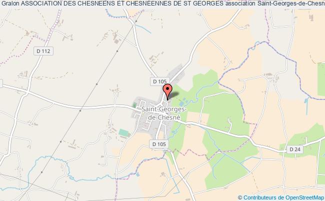 plan association Association Des Chesneens Et Chesneennes De St Georges Saint-Georges-de-Chesné