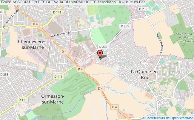 plan association Association Des Chevaux Du Marmousets La Queue-en-Brie