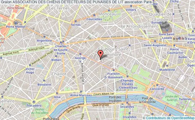 plan association Association Des Chiens DÉtecteurs De Punaises De Lit Paris