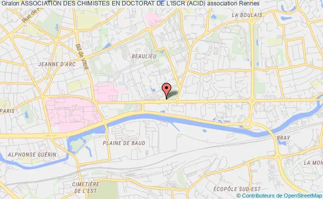 ASSOCIATION DES CHIMISTES EN DOCTORAT DE L'ISCR (ACID)