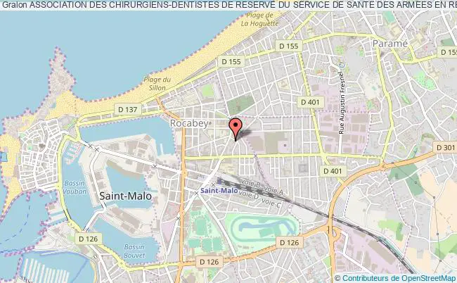 plan association Association Des Chirurgiens-dentistes De Reserve Du Service De Sante Des Armees En Region De Brest Saint-Malo