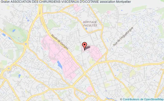 plan association Association Des Chirurgiens ViscÉraux D'occitanie Montpellier