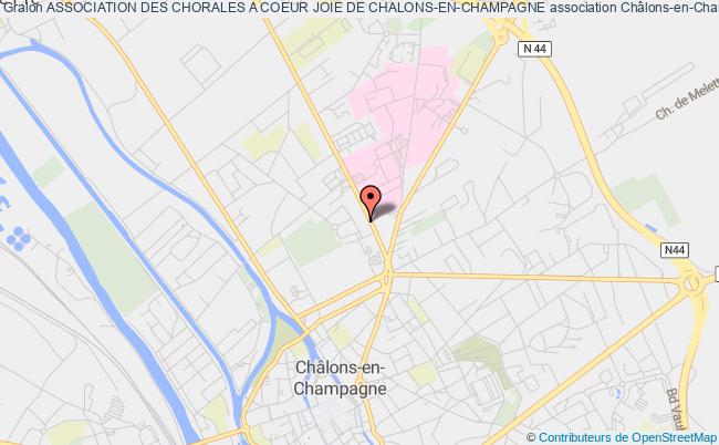 plan association Association Des Chorales A Coeur Joie De Chalons-en-champagne Châlons-en-Champagne