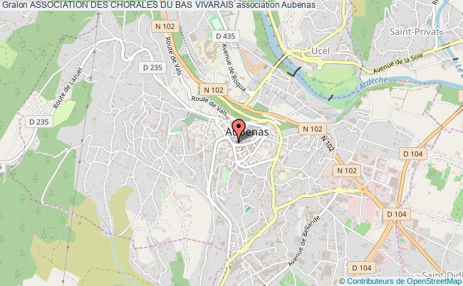 ASSOCIATION DES CHORALES DU BAS VIVARAIS