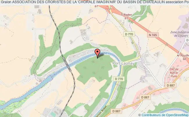 plan association Association Des Choristes De La 'chorale Imagin'air' Du Bassin De Chateaulin Port-Launay
