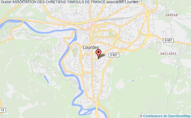 plan association Association Des Chretiens Tamouls De France Lourdes