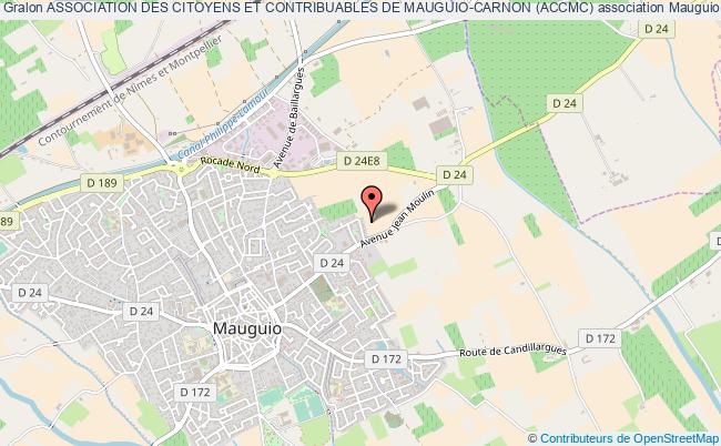 plan association Association Des Citoyens Et Contribuables De Mauguio-carnon (accmc) Mauguio