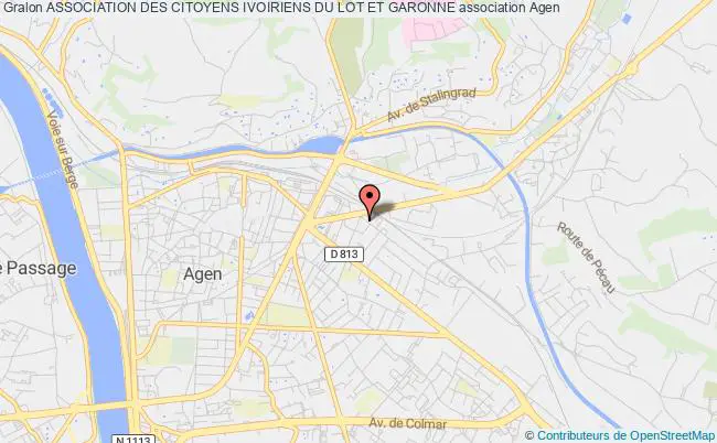 plan association Association Des Citoyens Ivoiriens Du Lot Et Garonne Agen