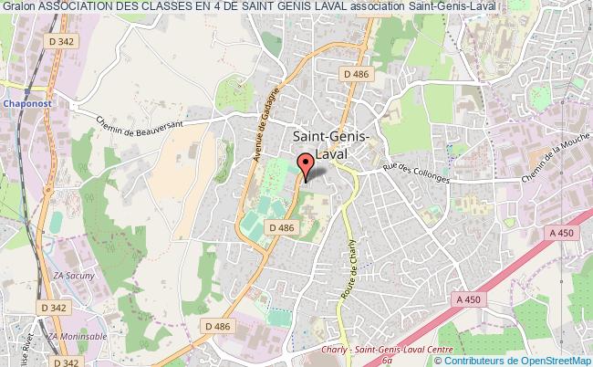 plan association Association Des Classes En 4 De Saint Genis Laval Saint-Genis-Laval