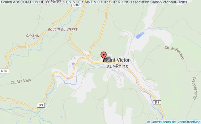plan association Association Des Classes En 5 De Saint Victor Sur Rhins Saint-Victor-sur-Rhins